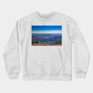 Colorado Springs from Pikes Peak Crewneck Sweatshirt